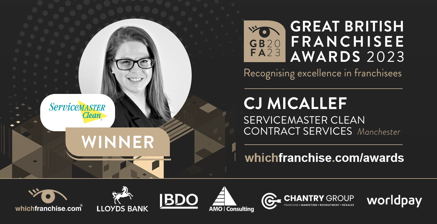 A great win at the Great British Franchisee Awards 2023